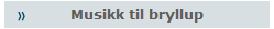 Musikk til bryllup