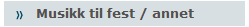 Musikk til fest / annet